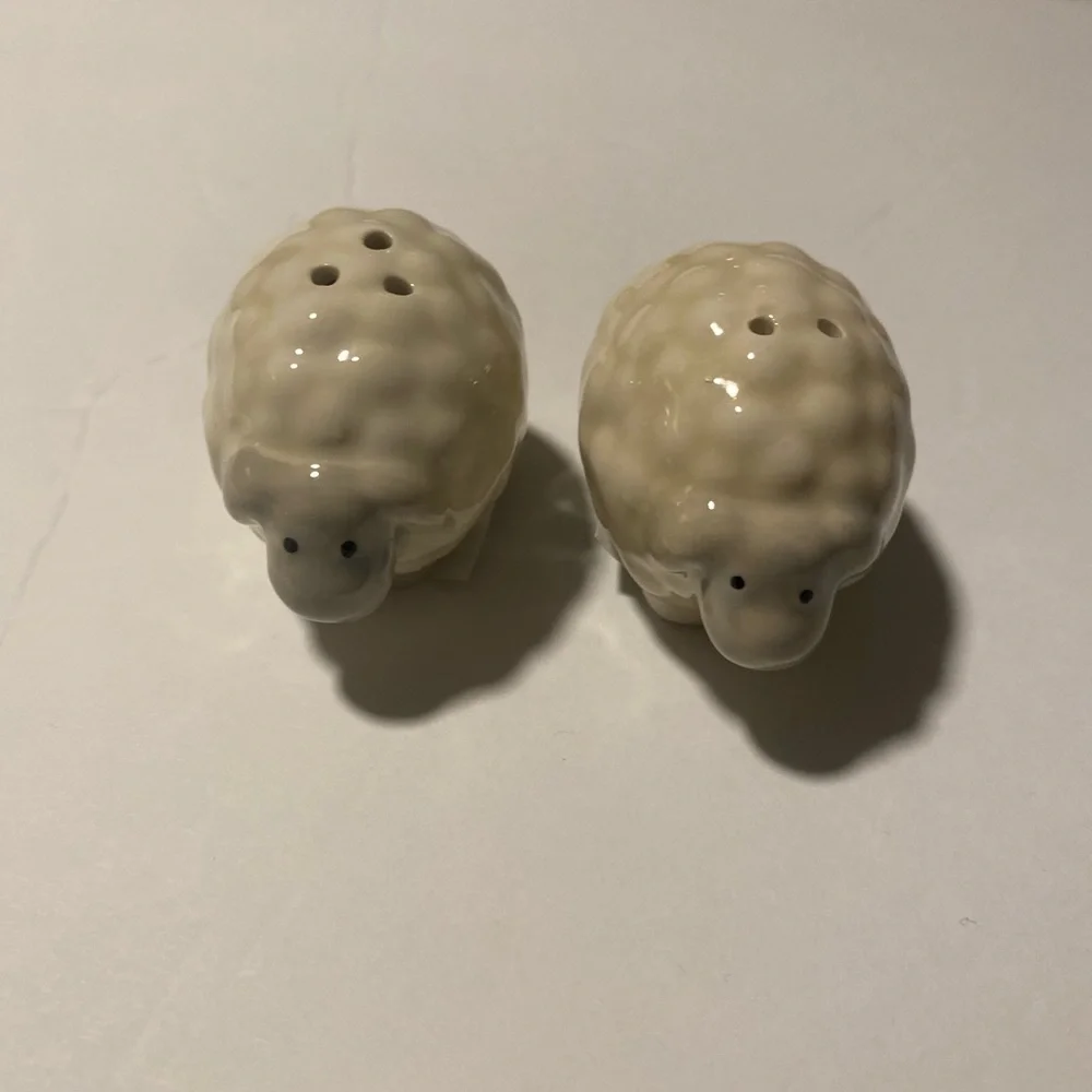 Sheep Shaped Salt and Pepper Shakers
